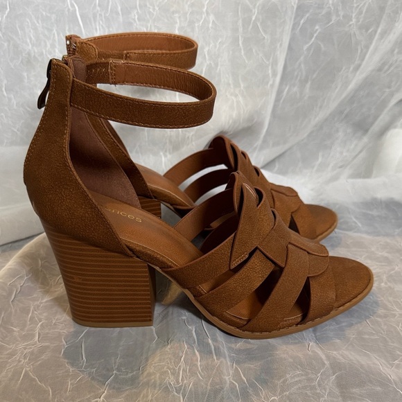 Maurices Tan Strappy Heels - Picture 2 of 4